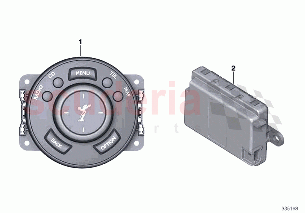 Touch Controller of Rolls Royce Rolls Royce Ghost RR4(2017-2019)