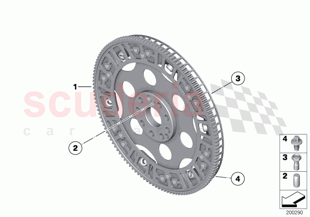 Flywheel automatic of Rolls Royce Rolls Royce Ghost RR4(2017-2019)
