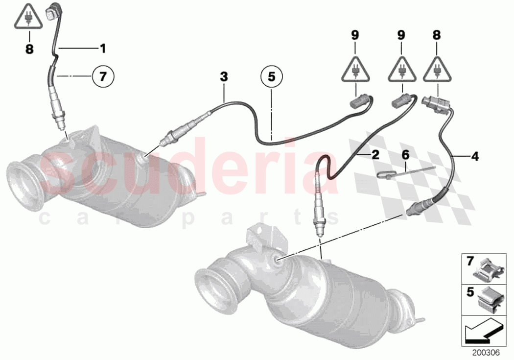 Lambda Probe Fixings of Rolls Royce Rolls Royce Ghost RR4(2017-2019)