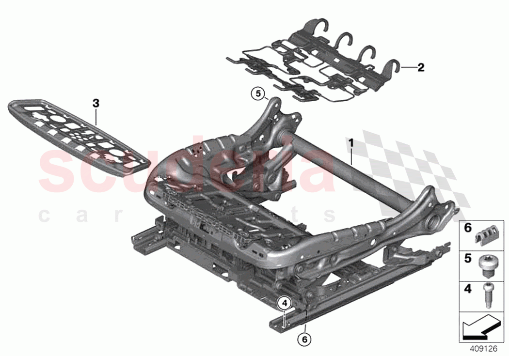Seat front seat frame of Rolls Royce Rolls Royce Ghost RR4(2017-2019)
