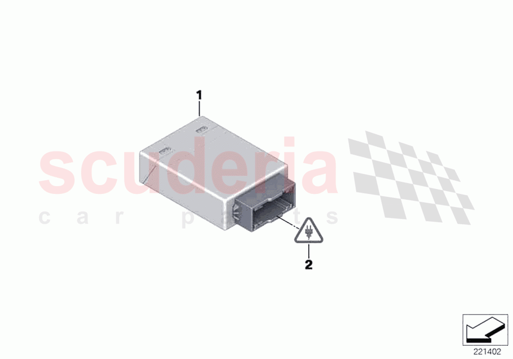 Control unit servotronic of Rolls Royce Rolls Royce Ghost RR4(2017-2019)
