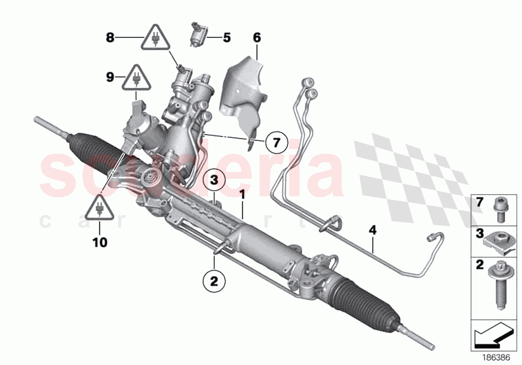 Hydro steering box of Rolls Royce Rolls Royce Ghost RR4(2017-2019)
