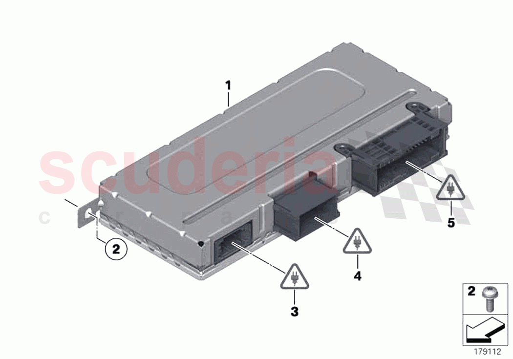 ECU Central Gateway Module of Rolls Royce Rolls Royce Ghost RR4(2017-2019)