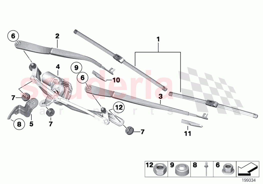 Wipe system of Rolls Royce Rolls Royce Ghost RR4(2017-2019)