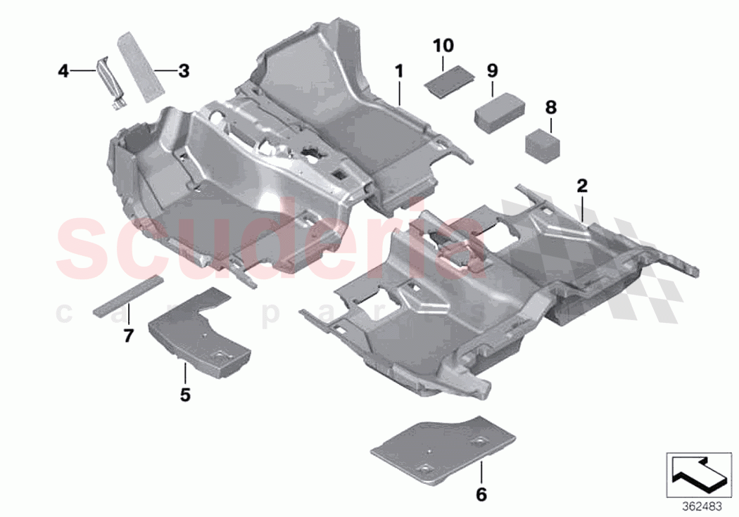 Floor covering of Rolls Royce Rolls Royce Ghost RR4(2017-2019)