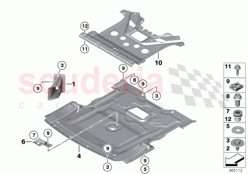 Underbonnet screen of Rolls Royce Rolls Royce Ghost RR4(2017-2019)