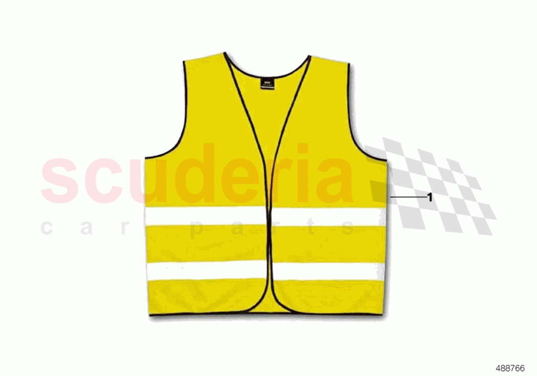 Warning vest of Rolls Royce Rolls Royce Ghost RR4(2017-2019)
