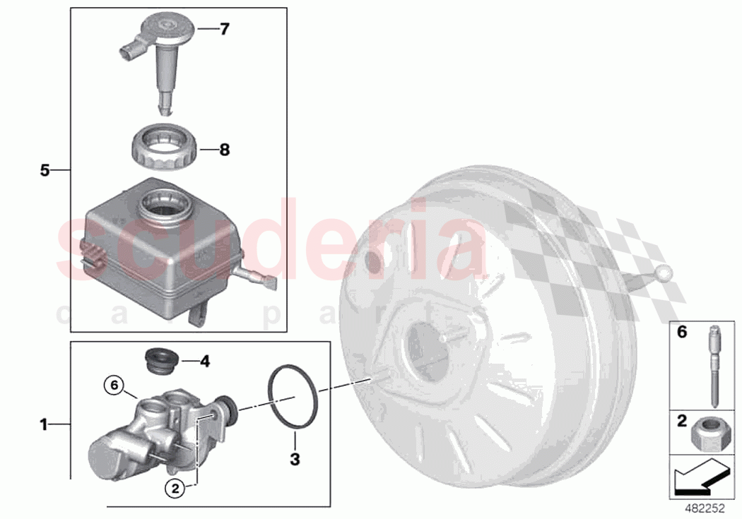 Brake master cylinder expansion tank of Rolls Royce Rolls Royce Phantom Extended RR12(2017-2023)