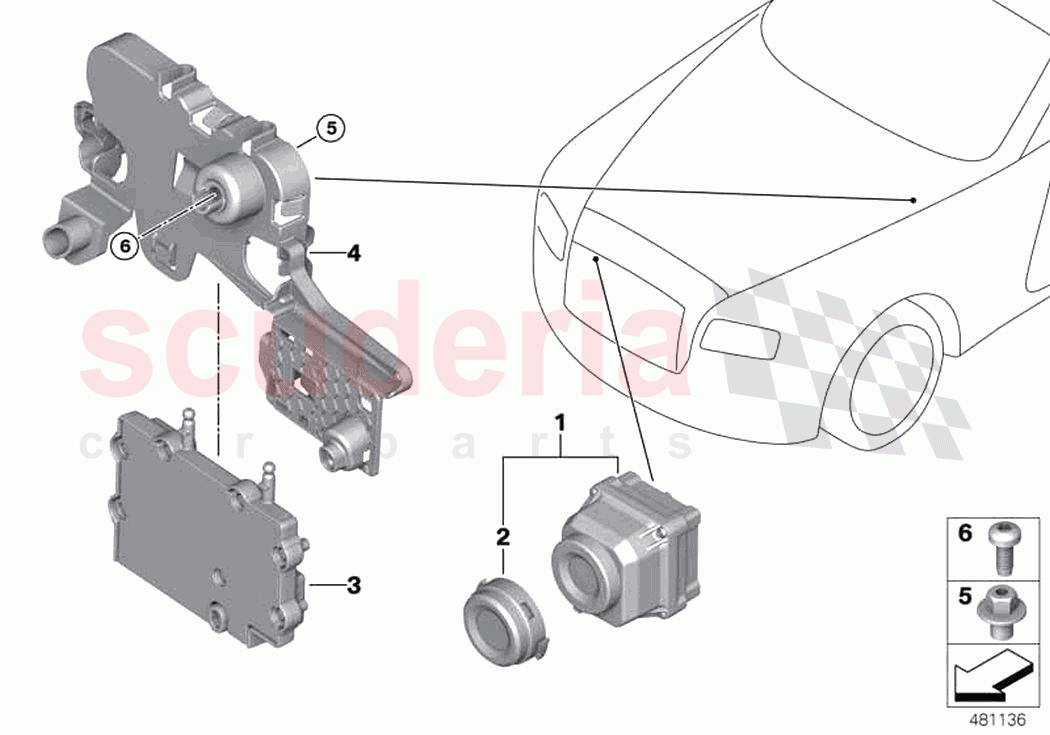 Night vision camera of Rolls Royce Rolls Royce Phantom Extended RR12(2017-2023)
