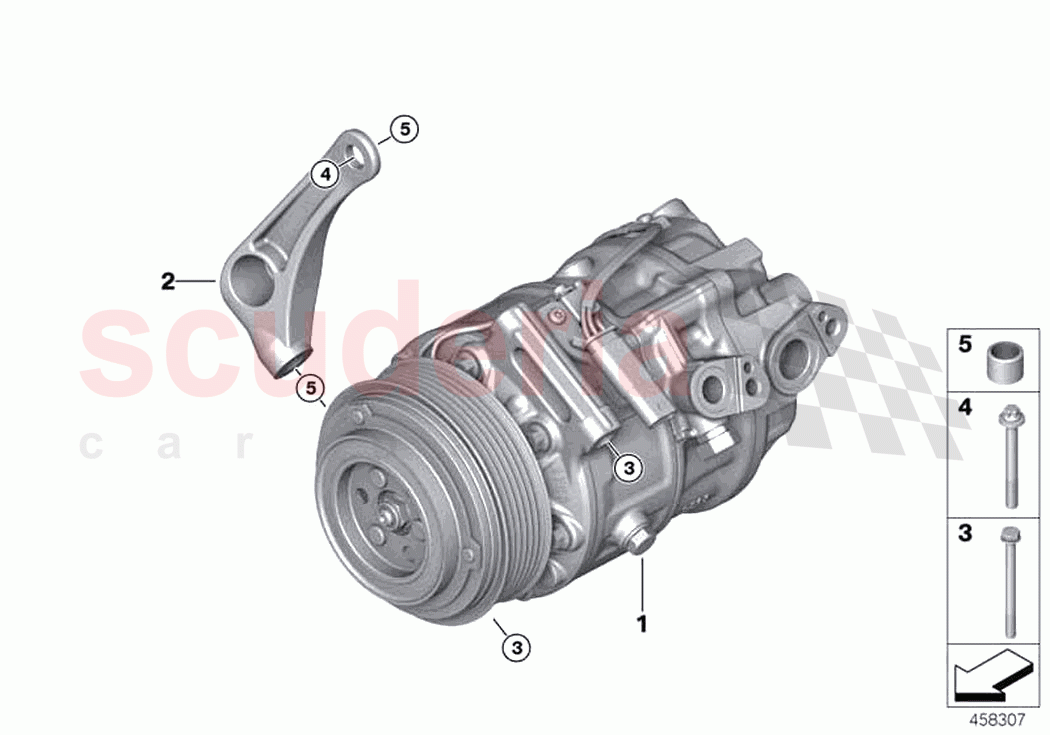 RP Air conditioning compressor of Rolls Royce Rolls Royce Phantom Extended RR12(2017-2023)