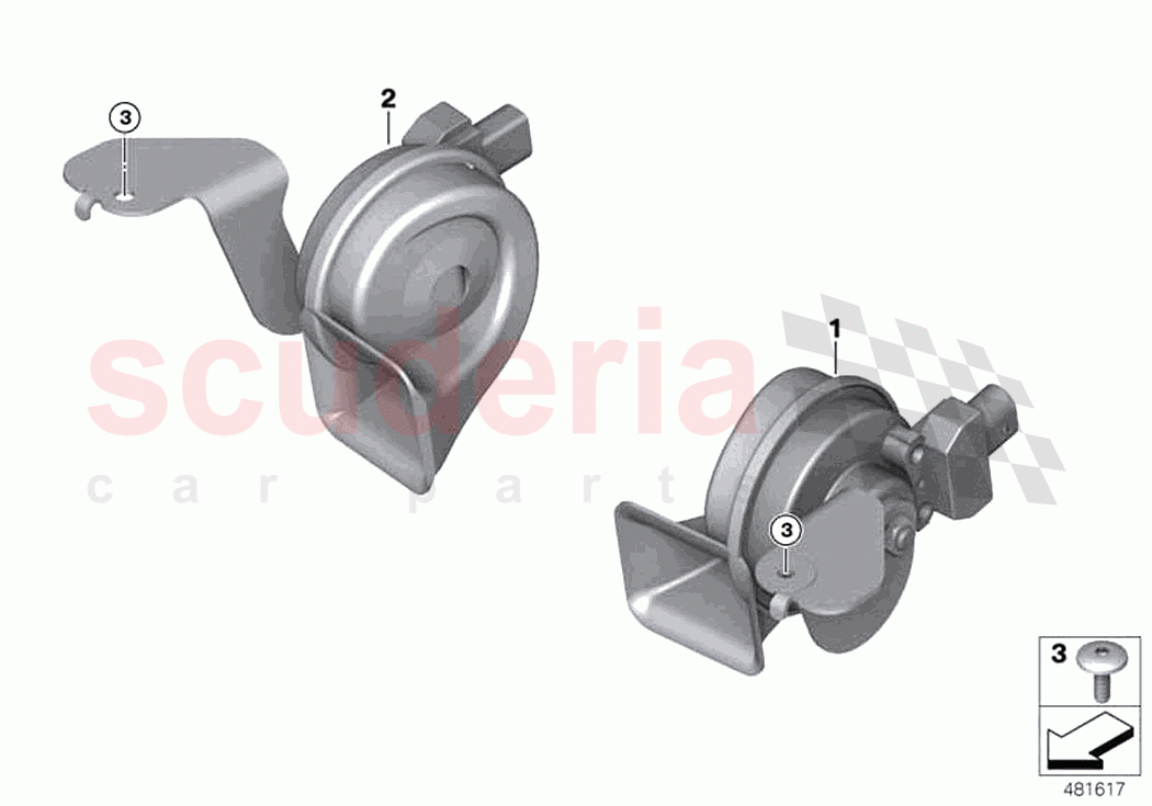 Horn of Rolls Royce Rolls Royce Phantom Extended RR12(2017-2023)