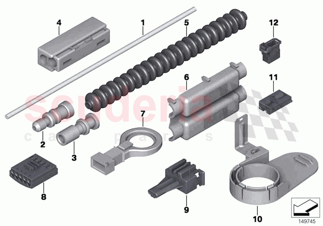 Repair parts optical fibre cable of Rolls Royce Rolls Royce Phantom Extended RR12(2017-2023)