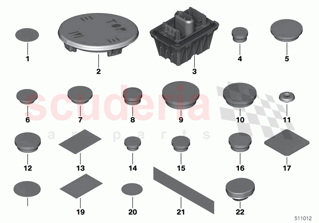 Sealing cap plug of Rolls Royce Rolls Royce Phantom Extended RR12(2017-2023)