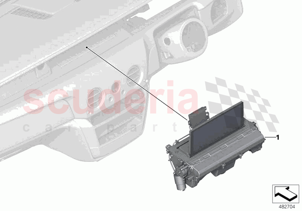 Central information display of Rolls Royce Rolls Royce Phantom RR11(2017-2023)