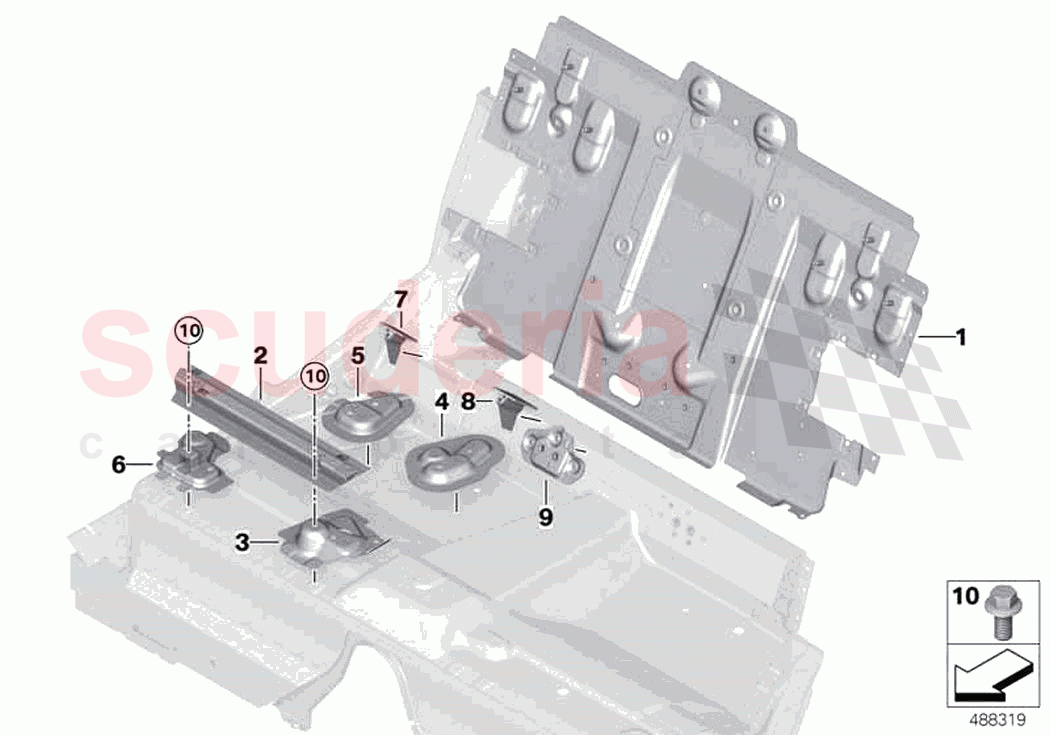 Partition trunk of Rolls Royce Rolls Royce Phantom RR11(2017-2023)