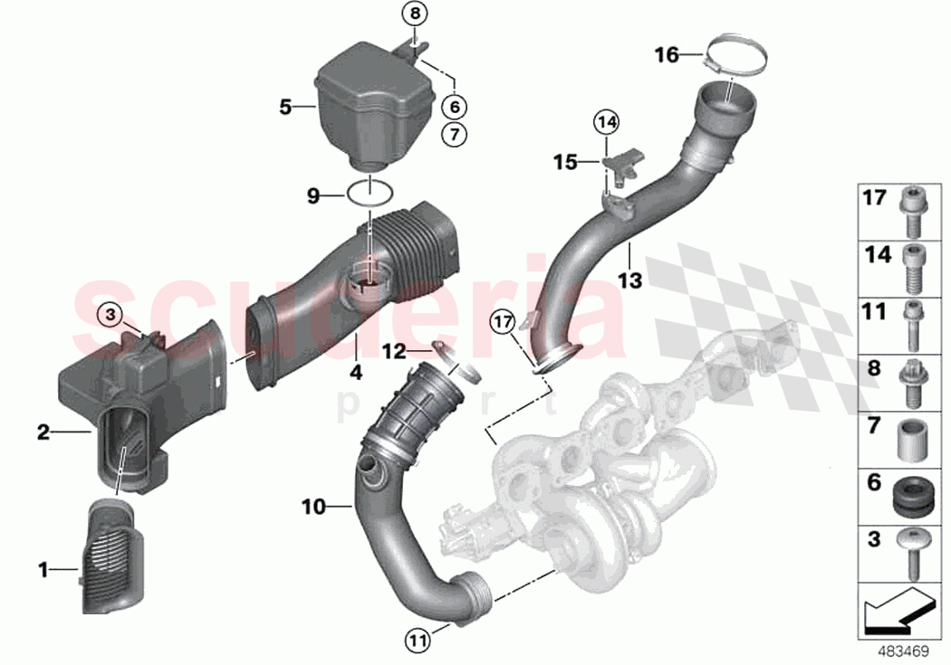 Air duct of Rolls Royce Rolls Royce Phantom RR11(2017-2023)