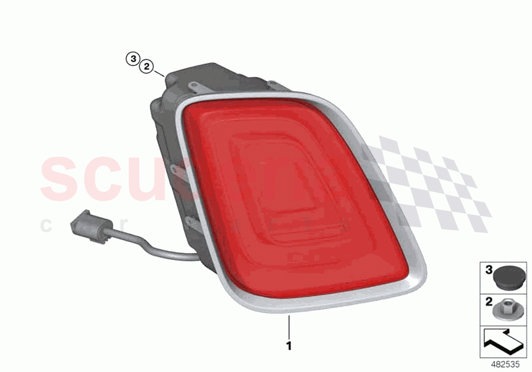 Rear light of Rolls Royce Rolls Royce Phantom RR11(2017-2023)