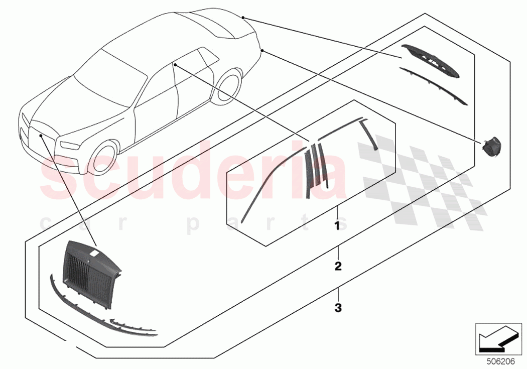 Black Pack Retrofit of Rolls Royce Rolls Royce Phantom RR11(2017-2023)