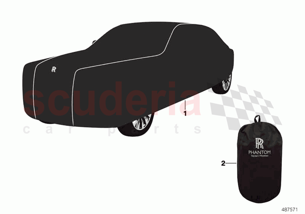 Car cover indoor of Rolls Royce Rolls Royce Phantom RR11(2017-2023)