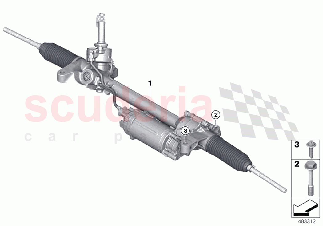 Electrical steering of Rolls Royce Rolls Royce Phantom RR11(2017-2023)