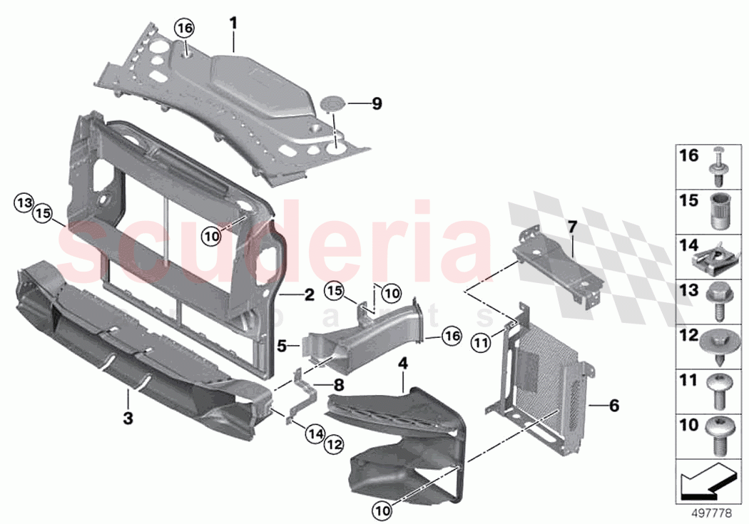 Air ducts of Rolls Royce Rolls Royce Phantom RR11(2017-2023)