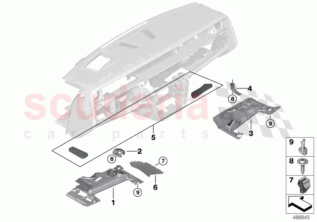 Trim panel footwell of Rolls Royce Rolls Royce Phantom RR11(2017-2023)