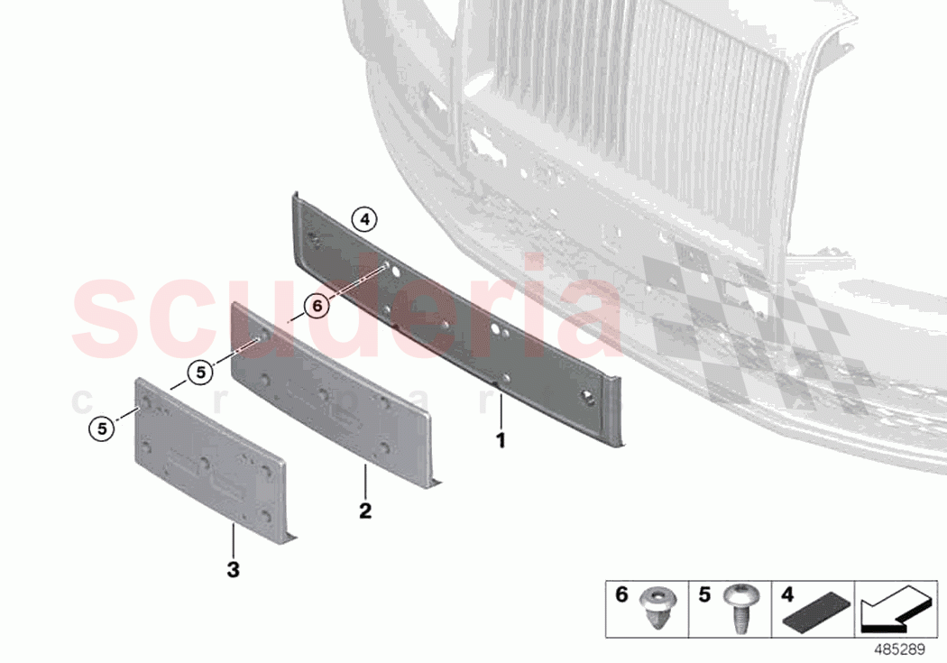 Trim panel trim elements front of Rolls Royce Rolls Royce Phantom RR11(2017-2023)