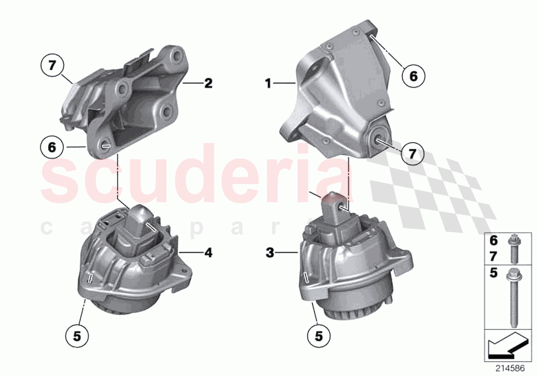 Engine Suspension of Rolls Royce Rolls Royce Wraith RR5(2017-2023)