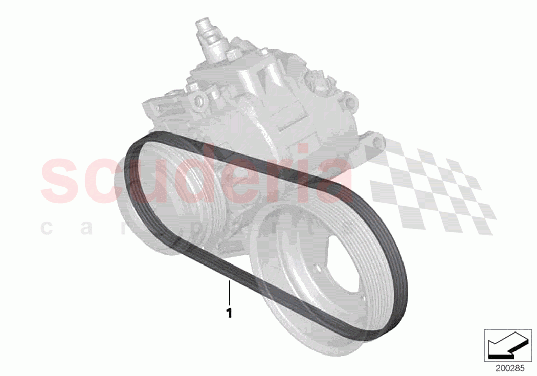 Belt Drive Climate Compressor of Rolls Royce Rolls Royce Wraith RR5(2017-2023)