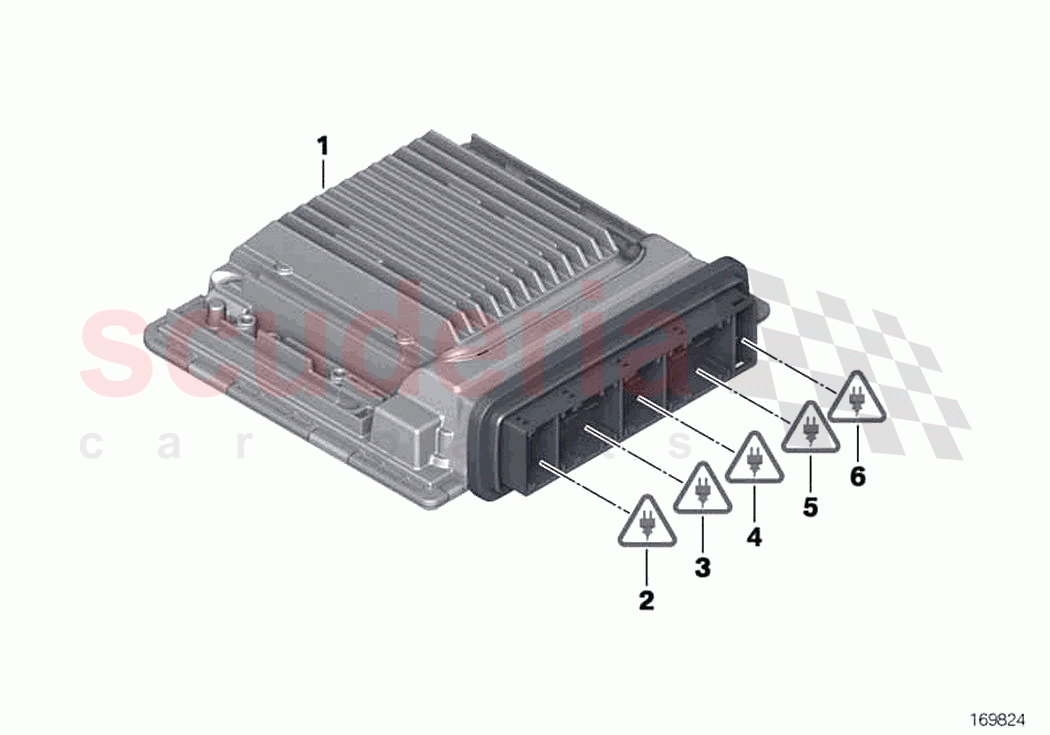 Basic control unit DME of Rolls Royce Rolls Royce Wraith RR5(2017-2023)