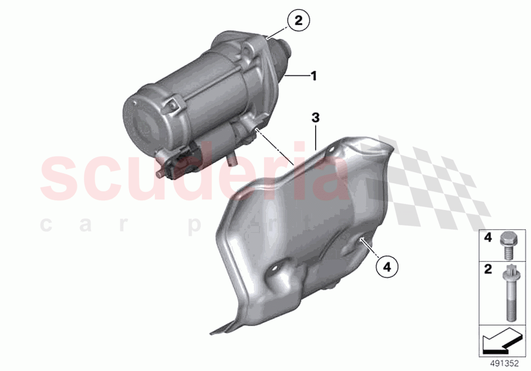 Starter of Rolls Royce Rolls Royce Wraith RR5(2017-2023)