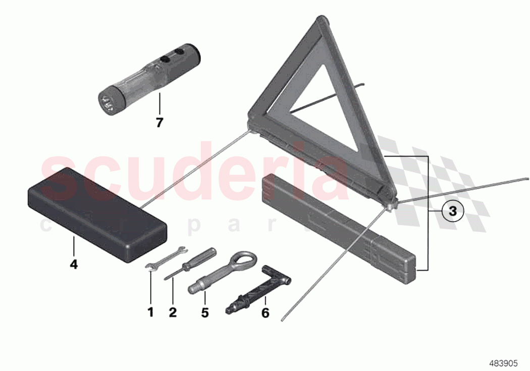 Additional tool kit of Rolls Royce Rolls Royce Wraith RR5(2017-2023)