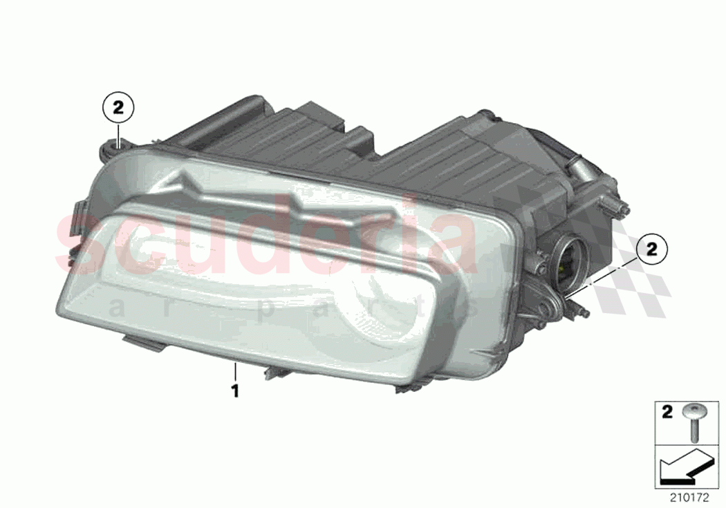 Headlight of Rolls Royce Rolls Royce Wraith RR5(2017-2023)