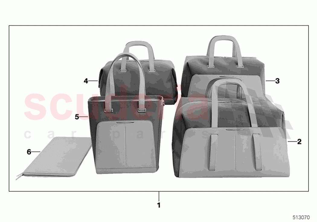 Luggage of Rolls Royce Rolls Royce Wraith RR5(2017-2023)