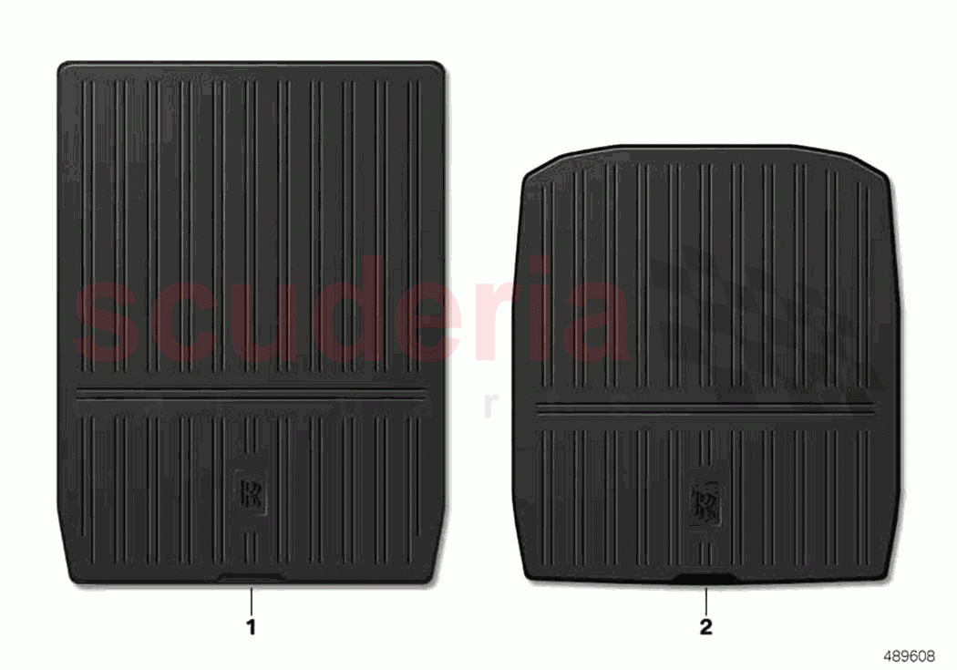 Luggage compartment mat all weather of Rolls Royce Rolls Royce Wraith RR5(2017-2023)