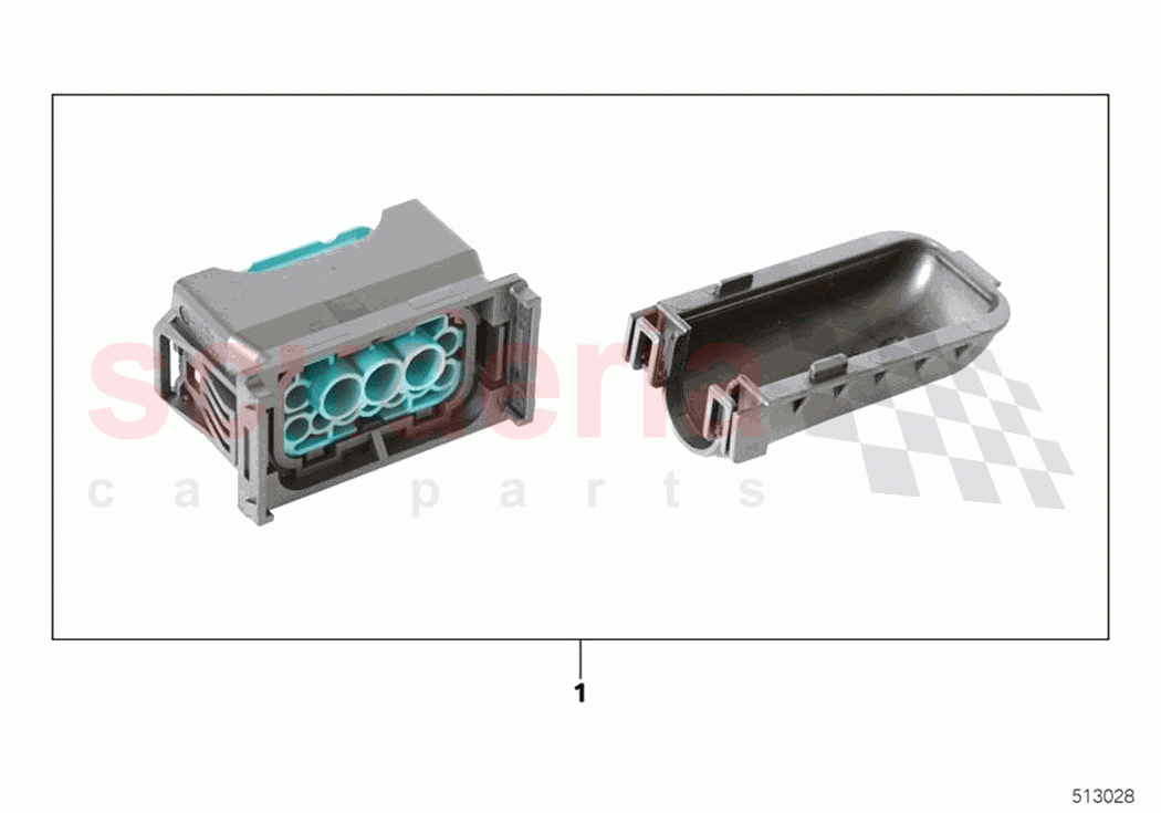 Repair kit socket housing 12 pin of Rolls Royce Rolls Royce Wraith RR5(2017-2023)