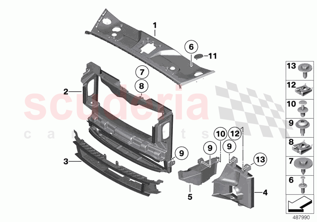 Air duct of Rolls Royce Rolls Royce Wraith RR5(2017-2023)