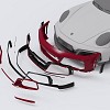 Photo of Techart front air outlet grille for the Porsche 992 Turbo/S - Image 3