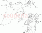 Rear Quarter Trim Panel, 2+2 (Volante)