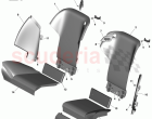 Second Row Seat Assembly, COUPE