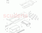 Console Panel, Centre, 4 hole, Ashtray - ASM