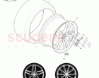Rear Wheel and Tyre Assembly