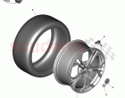 Front Wheel and Tyre Assembly