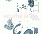 Fixed-calliper brake Brake disc (vented) Cover plate for brake disc