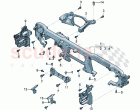 Cross member for dash panel dashboard carrier