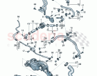 Coolant hoses and pipes Engine