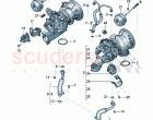 Exhaust gas turbocharger (water-cooled) Oil pressure line Oil return line D - MJ 2&hellip;