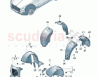 Wheel housing liner D - MJ 2021>>