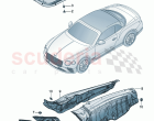 sound absorbers Underbody damping for engine compartment