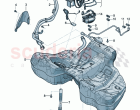 Fuel tank fuel filler neck fuel tank cap